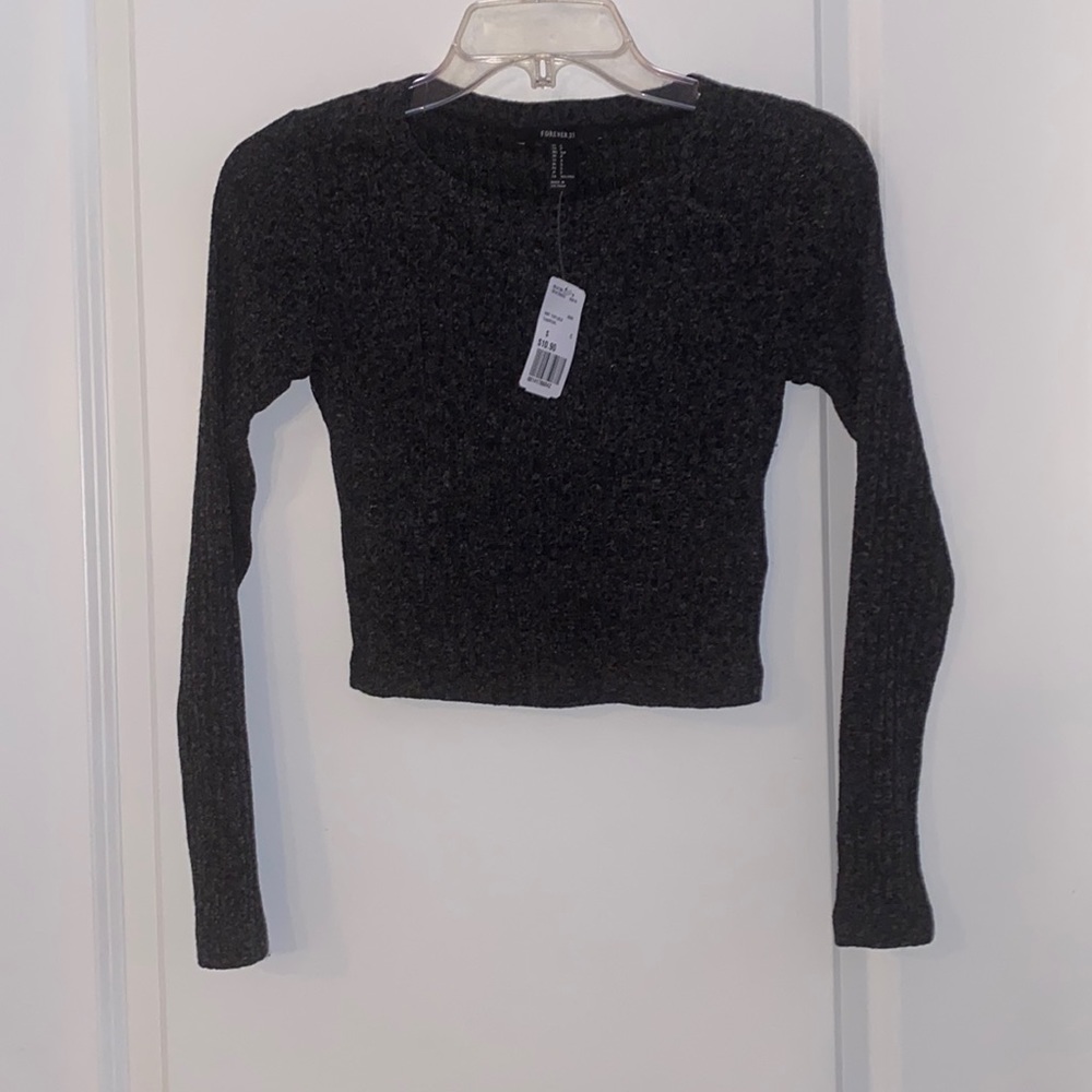 Forever 21 Ribbed Crop Top